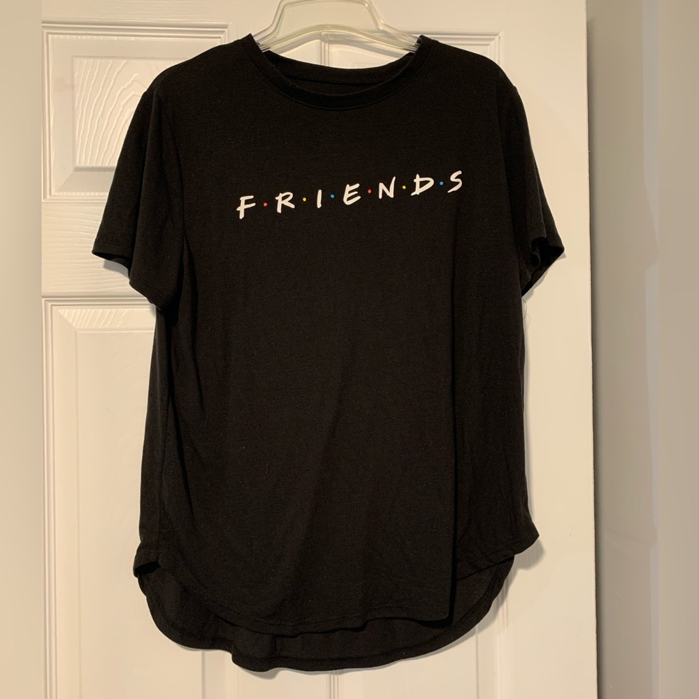 Friends black t-shirt XL